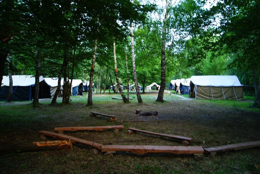 Ośrodek ZHP „BERDO” w Myczkowce – widok baza
